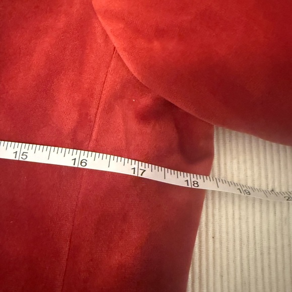 LC Lauren Conrad Red Velvet Blazer Small - Picture 7 of 11